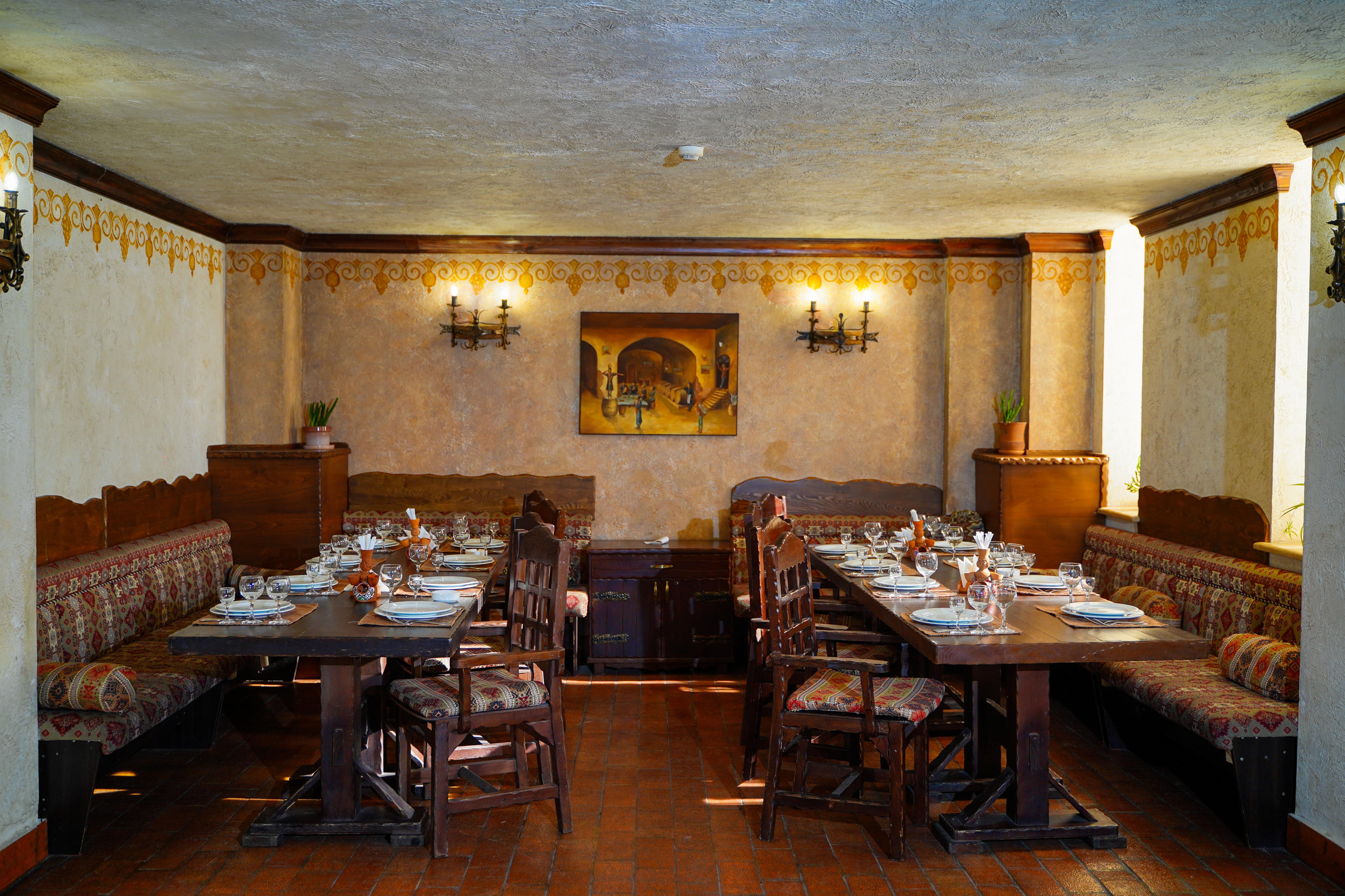 Caucasus Hotel Kasagh Exterior photo Restaurant in the hotel